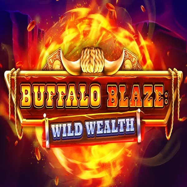 Buffalo Blaze Wild Wealth online game logo by OctoPlay on baloocasinobe.com