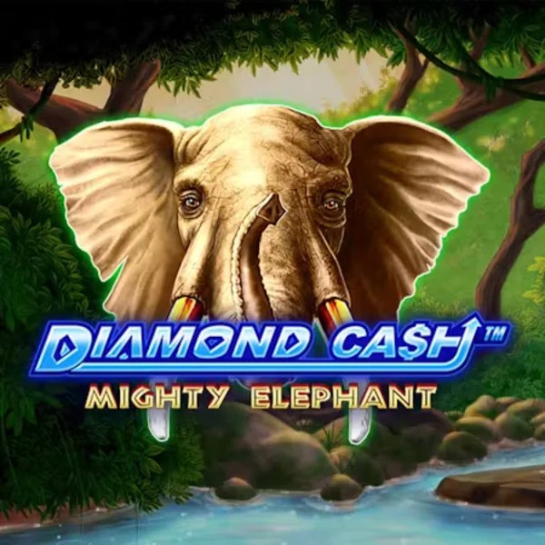 Slots logo of Diamond Cash Mighty Elephant from Greentube at Baloo Casino