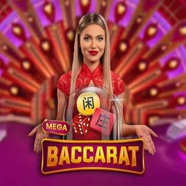Mega Baccarat game by Pragmatic Play – logo hosted on Baloo Casino