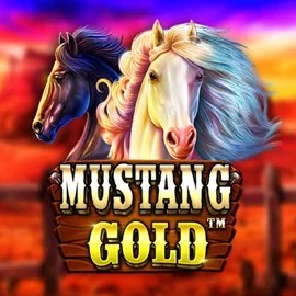 Mustang Gold by Pragmatic Play, showcased at baloocasinobe.com – game logo