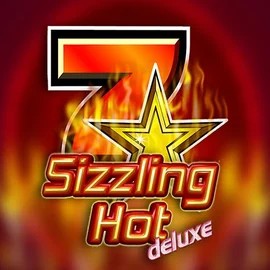 Sizzling Hot Deluxe by Novomatic, showcased at baloocasinobe.com – game logo